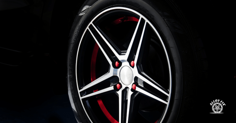 diamond cut alloy wheel