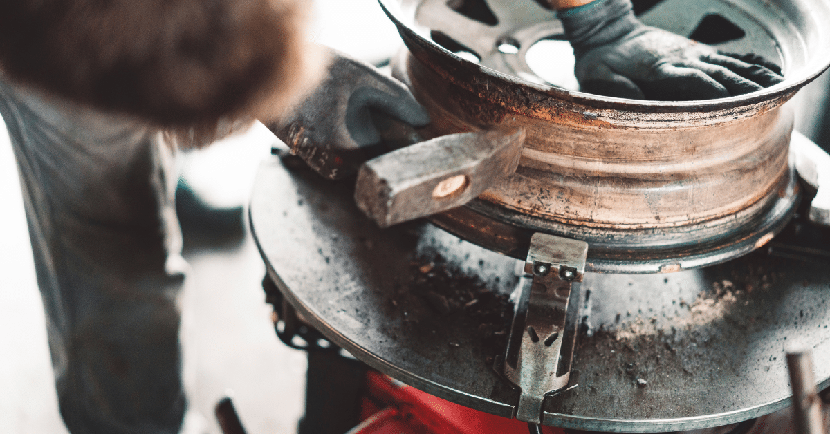 Buckled Alloy Wheel